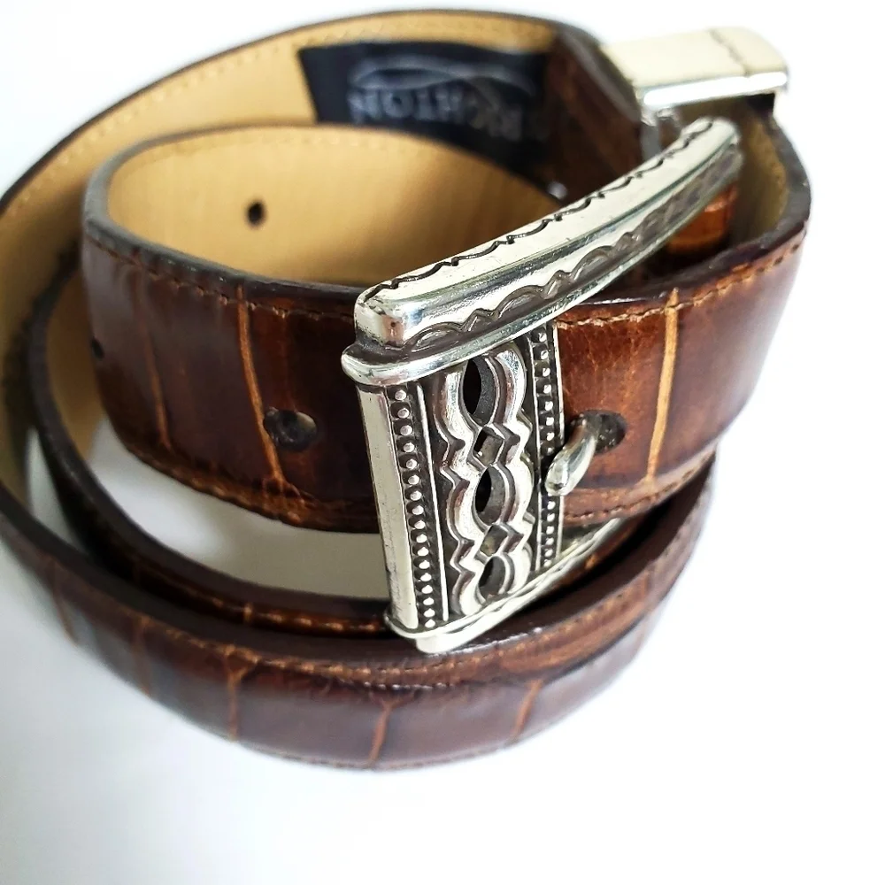 Brighton leather belt small - Picture 3 of 9